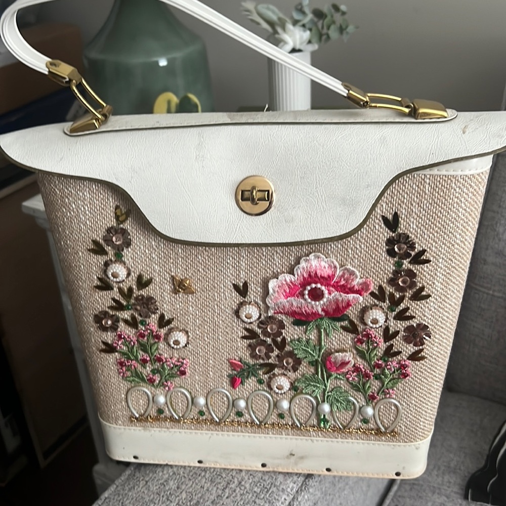 Vintage flower bag